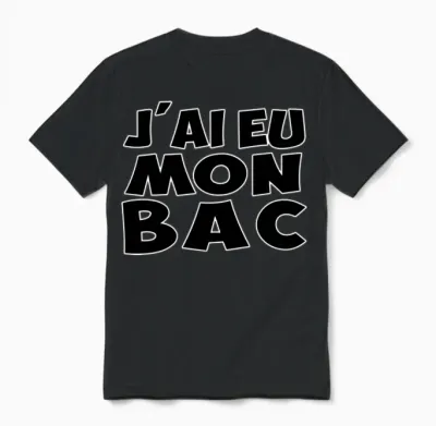 Bac Funny Unisex T-Shirt - Black