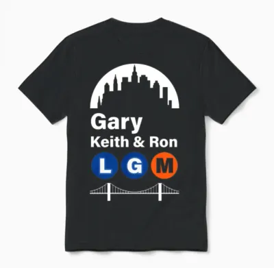 Gary Keith and Ron Unisex T-Shirt - Black