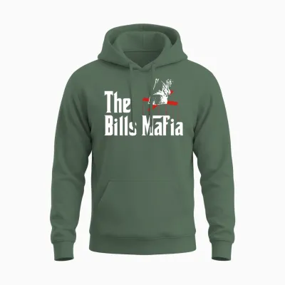 The Bills Mafia Unisex Hoodie - Military Green