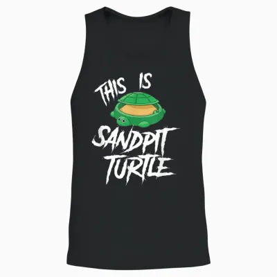 Das Ist Sandpit Turtle Metal-Musik-Meme Unisex Tank Top - Black