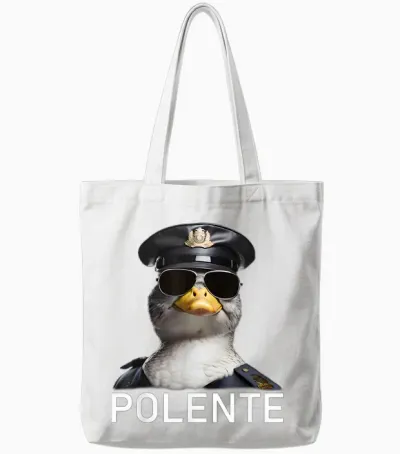 Polente Polizei Wasserschutzpolizei Wapo Polizisten Tote Bags - White