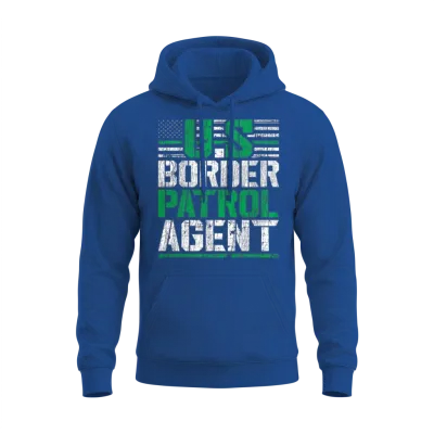 Us Border Patrol Agent Unisex Hoodie - Royal