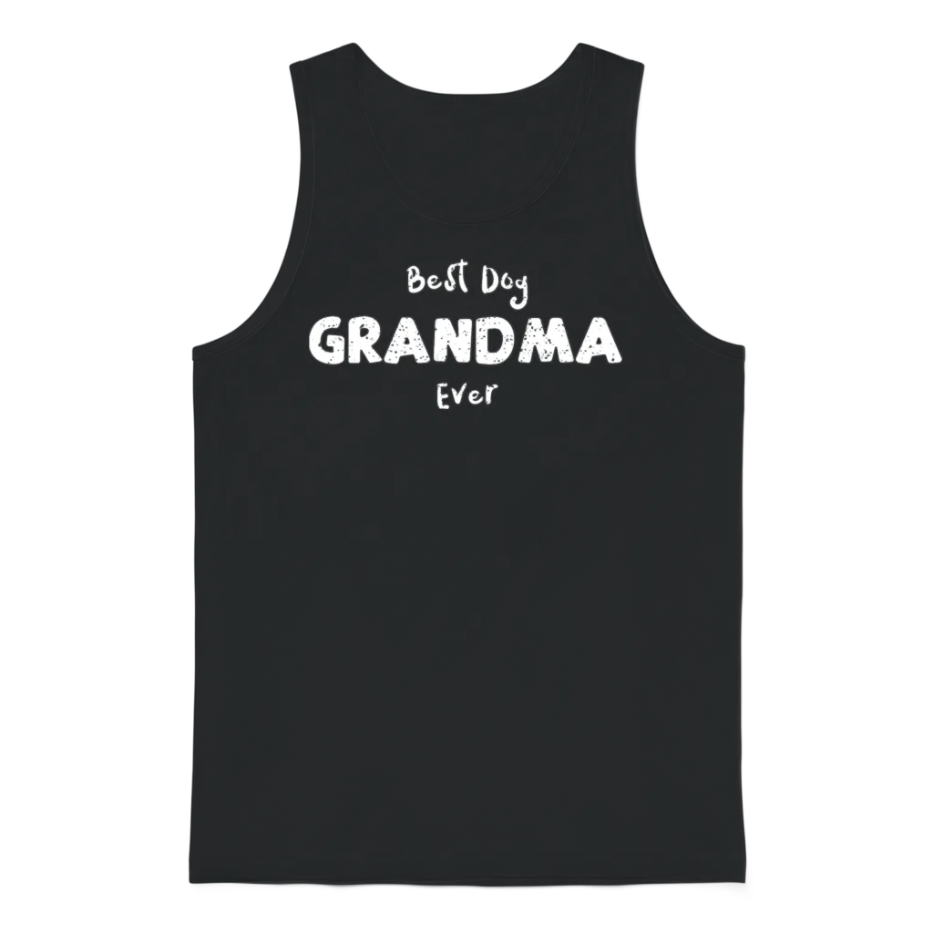 Best Dog Grandma Ever - Dogs Unisex Tank Top - Black