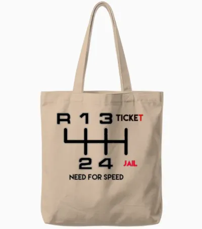 Funny Tote Bags - Natural