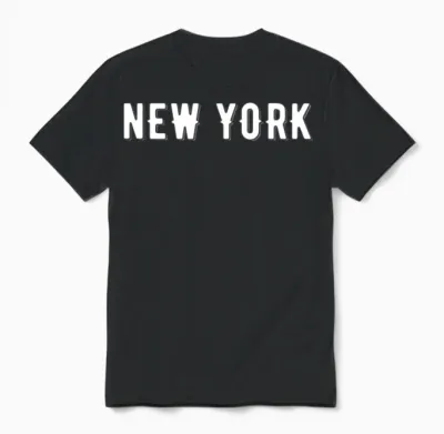 New York Unisex T-Shirt - Black