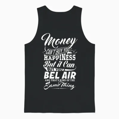 Money and Bel Air W Unisex Tank Top - Black