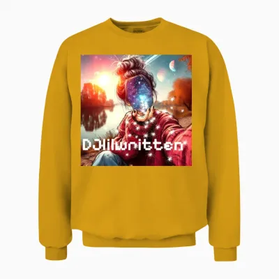 Dj Lil Written Unisex Sweatshirt - Gold