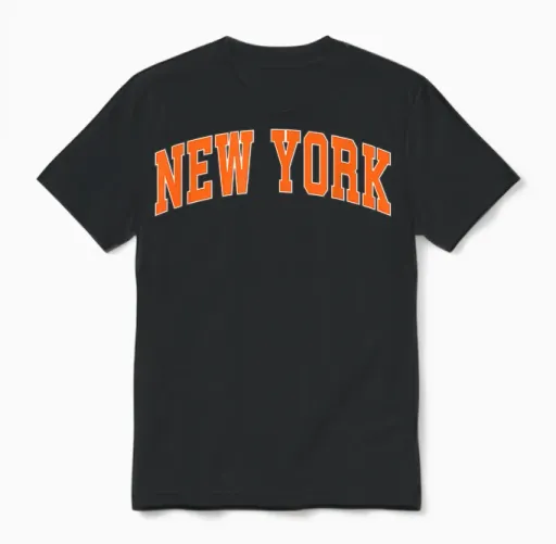 New York - Throwback Design Print - Classic Unisex T-Shirt - Black