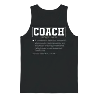 Coach Gift Funny Coach's Sports Unisex Tank Top - Black – 1