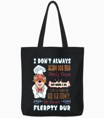 Swedish Chef Amazing! Tote Bags - Black