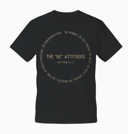 Be Attitudes Christian Unisex T-Shirt - Black