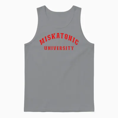 Miskatonic Universität Terror Rote Literatur Unisex Tank Top - Sport Grey
