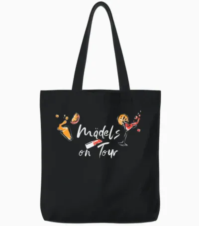 Women's Girls on Tour Girls Trip Girls Holiday Tote Bags - Black