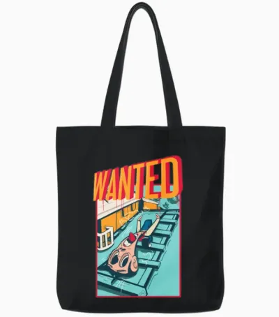 Wanted!! Tote Bags - Black