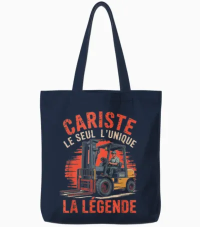 Cariste Man Humour Gift Funny Funny Tote Bags - Navy