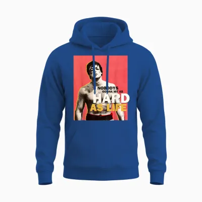 Rocky Hit So Hart Wie Das Leben Unisex Hoodie - Royal