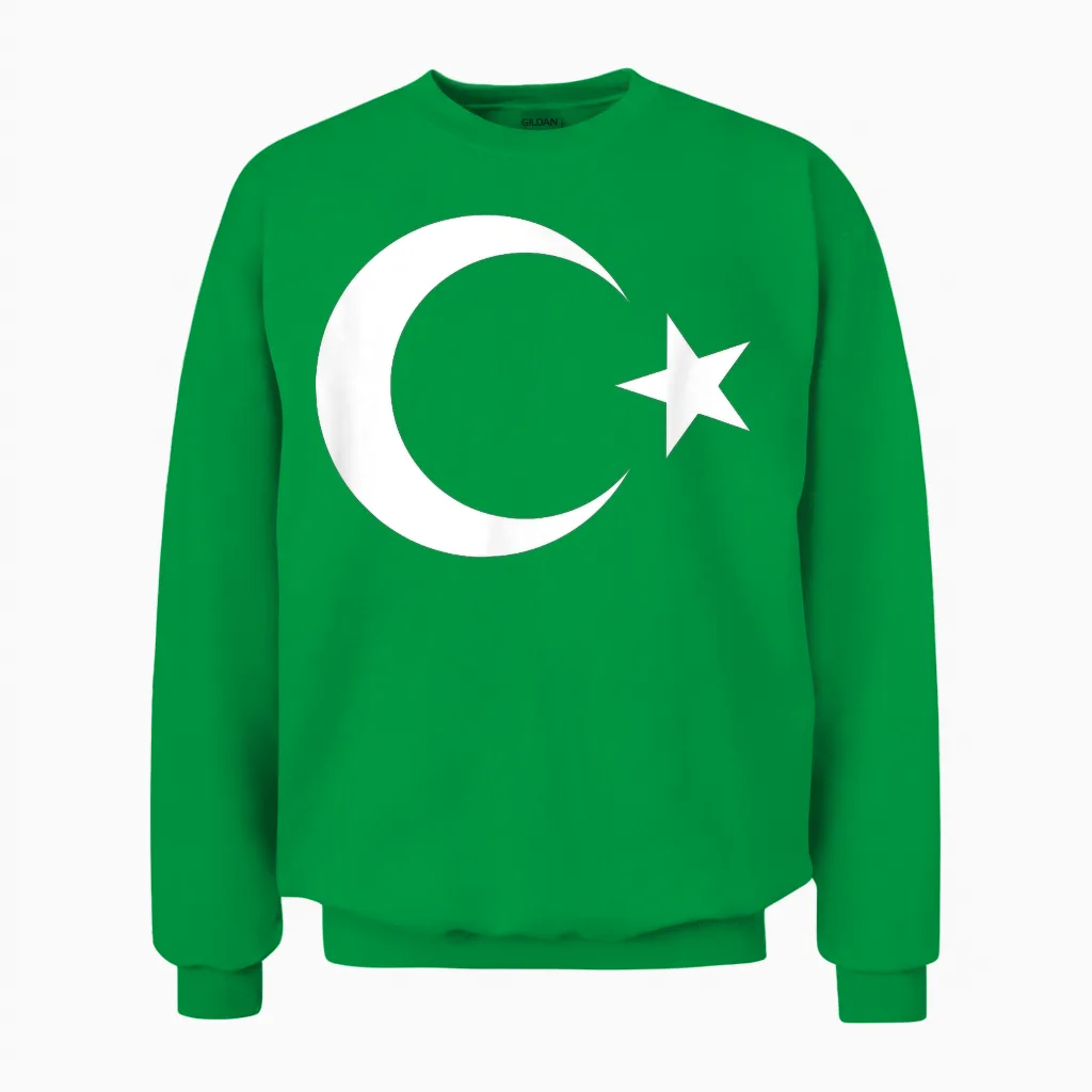 Turkey Unisex Sweatshirt in Irish Green