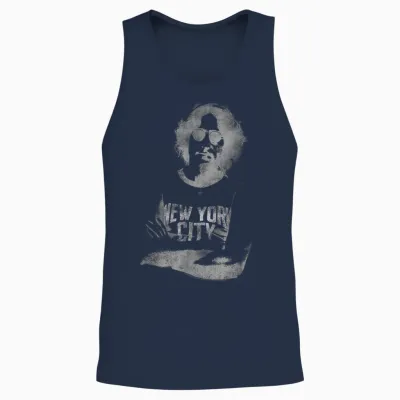 Offizielles John Lennon Nyc Rock Musik Band 60s Unisex Tank Top - Navy