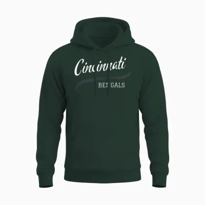 Retro Football Unisex Hoodie - Forest