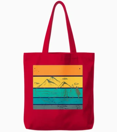 Hiking Tote Bags - Red