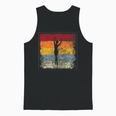 Ballett Retro Unisex Tank Top - Black