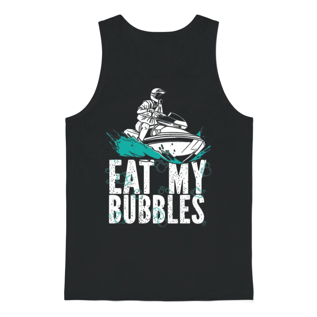 Jet Ski Unisex Tank Top - Black