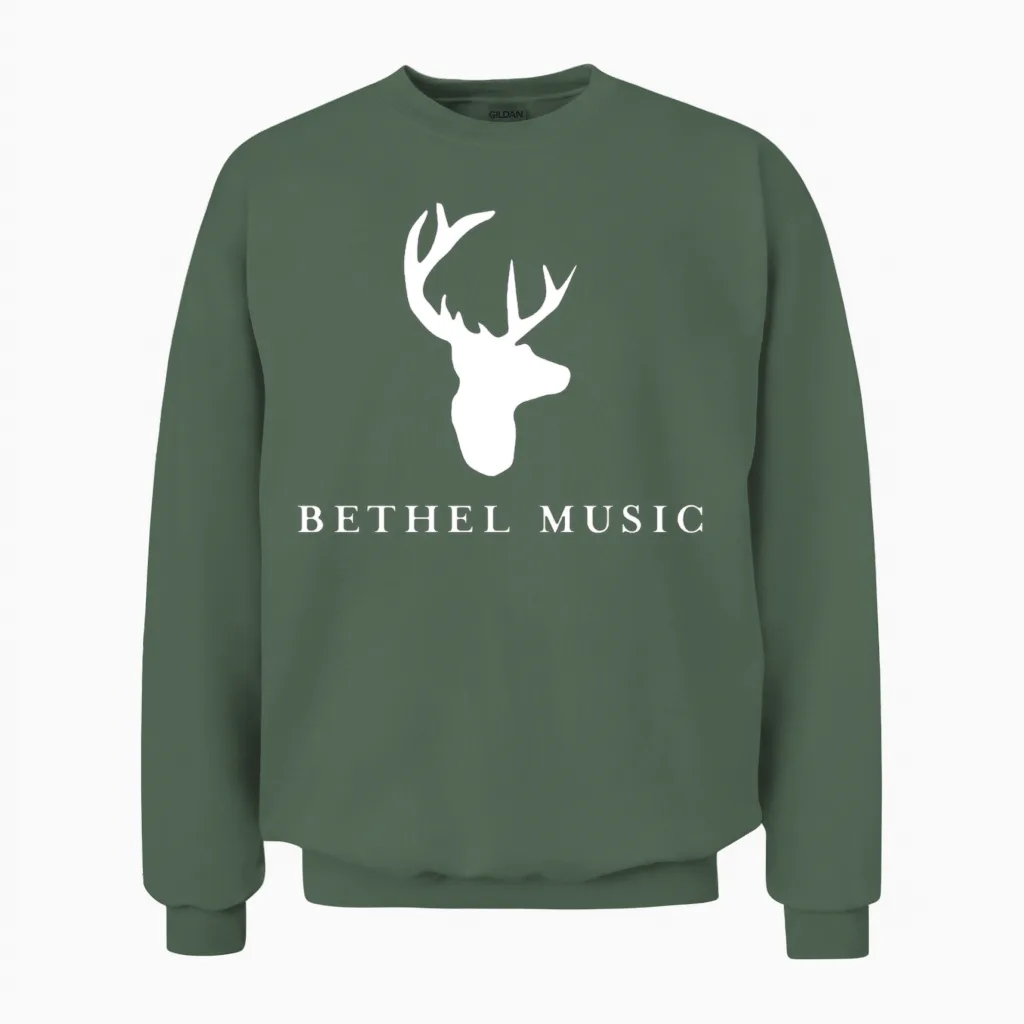 Bethel Music Logo - Lovers Unisex Sweatshirt in Military Green