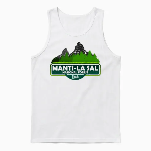 Manti-La Sal National Forest Utah Usa Unisex Tank Top in White