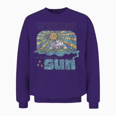 Weezer - Island in the Sun Unisex Sweatshirt - Purple