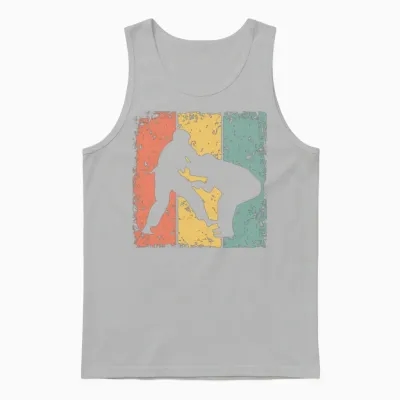 Judo Retro Unisex Tank Top - Ash
