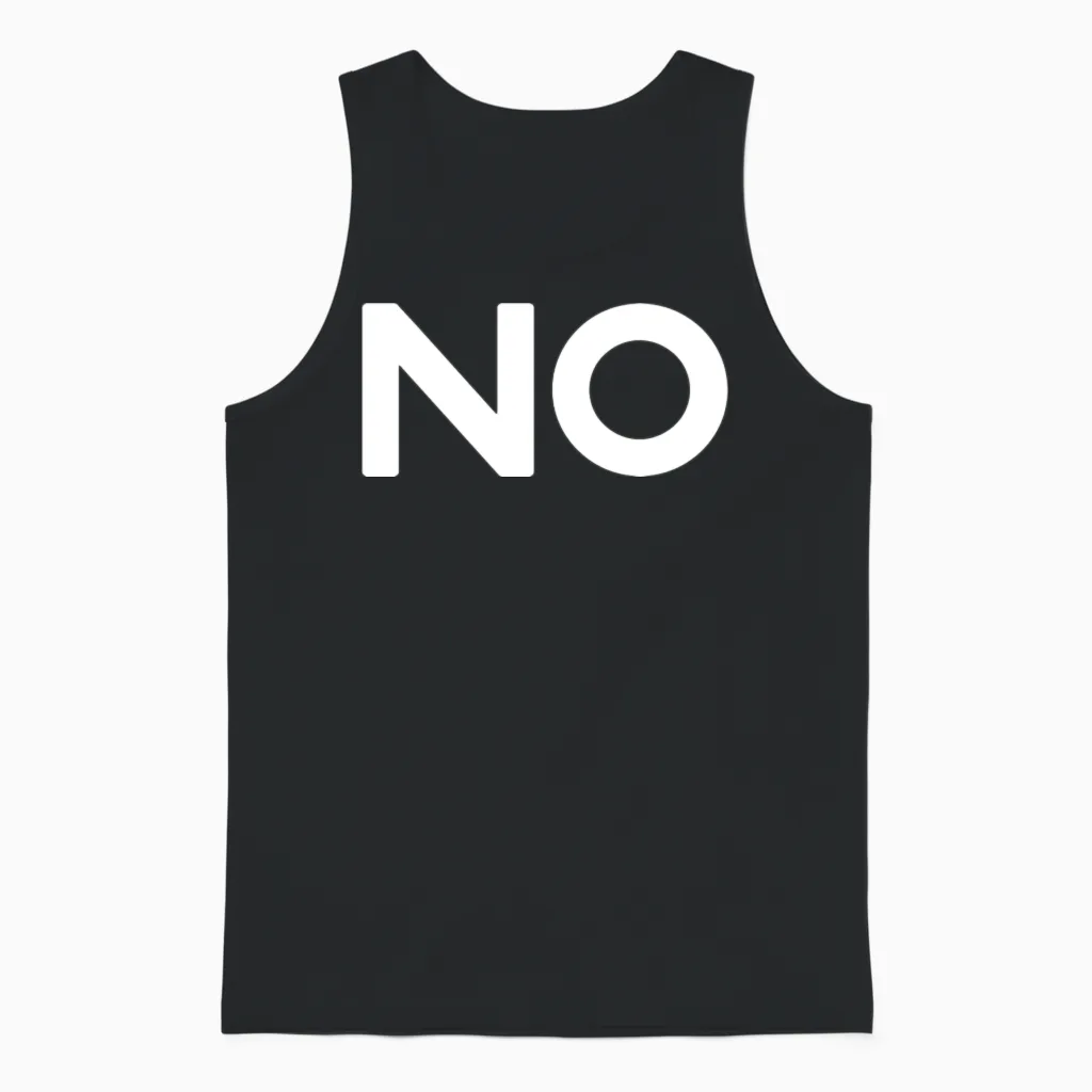 Funny Quotes No Funny Gifts - Memes & Humor Unisex Tank Top in Black