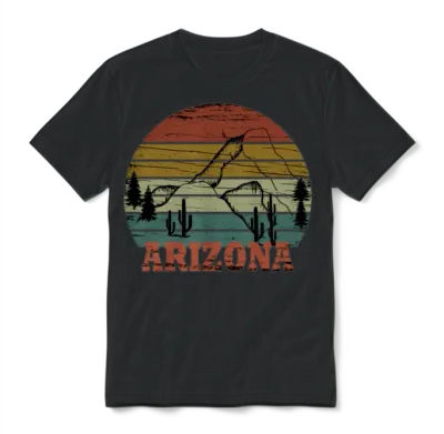 Arizona Unisex T-Shirt - Black