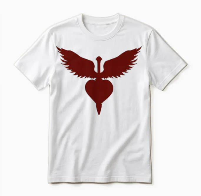 Official Bon Jovi Forever Print on the Back T-Shirt, Black, S Unisex T-Shirt in White