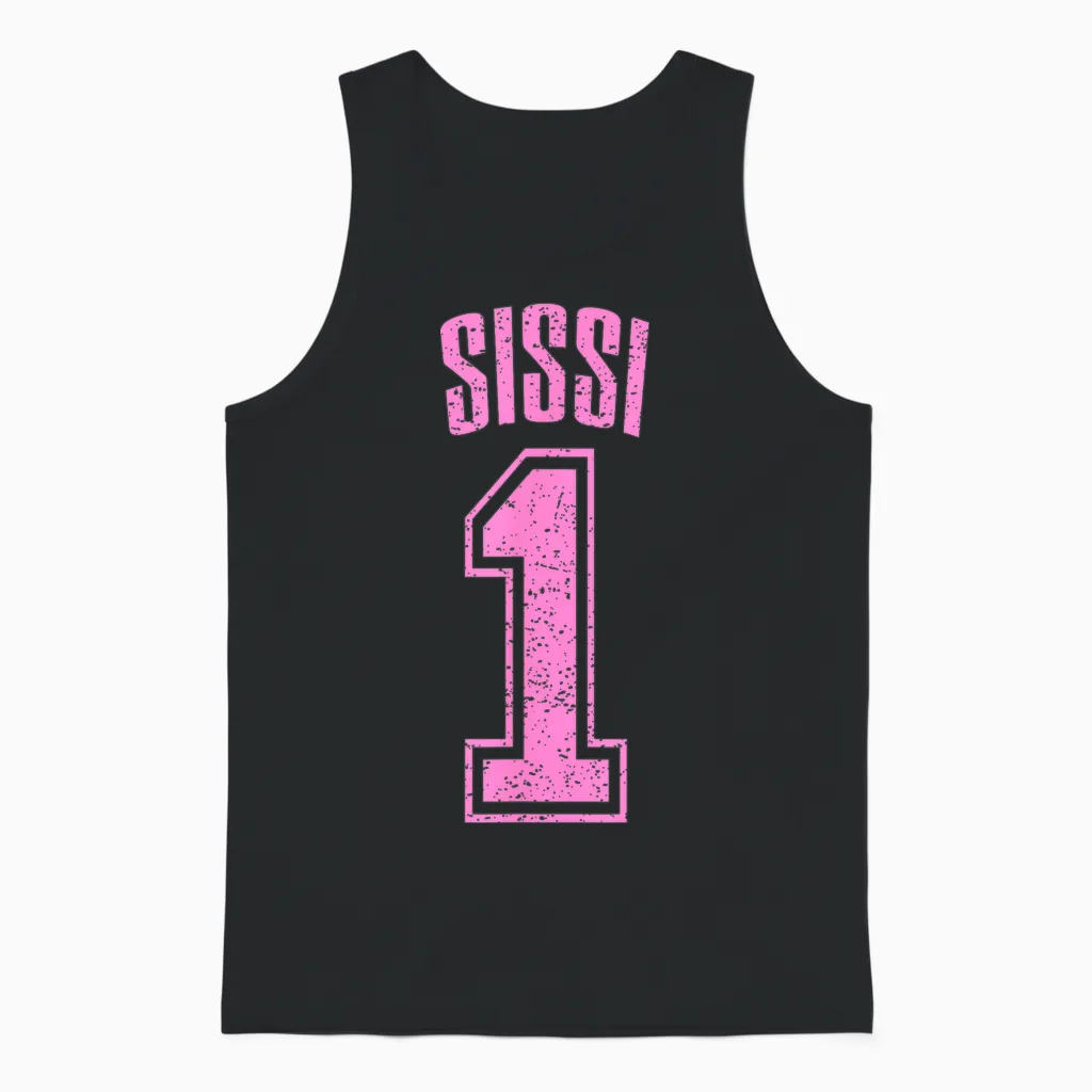Sissi Supporter Number 1 Größter Fan Unisex Tank Top in Black