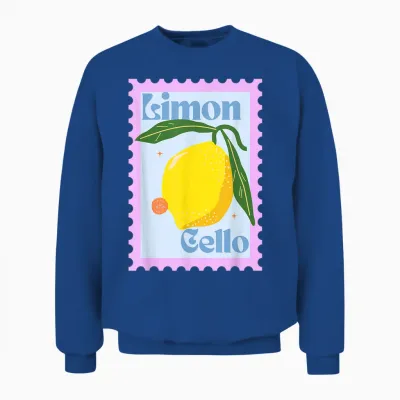 Limoncello Lemons Italian Summer Unisex Sweatshirt - Royal