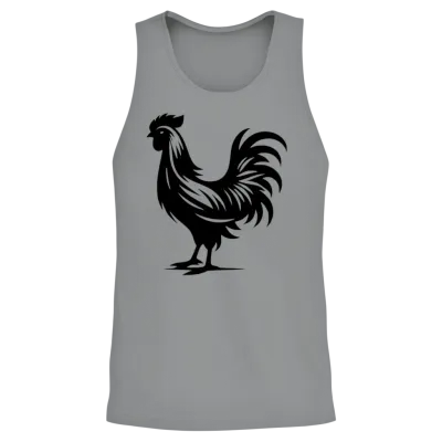 Cute Cock Pedigree Cock Large Plumage Unisex Tank Top - Sport Grey