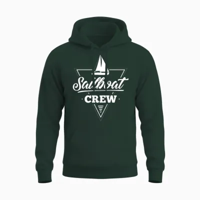 Sailing | Sailboat Crew | Sail Gift Unisex Hoodie - Forest