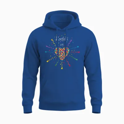 Confetti in the Heart - Carnival Carnival Fast-Ovend T-Shirt, Black, S Unisex Hoodie - Royal