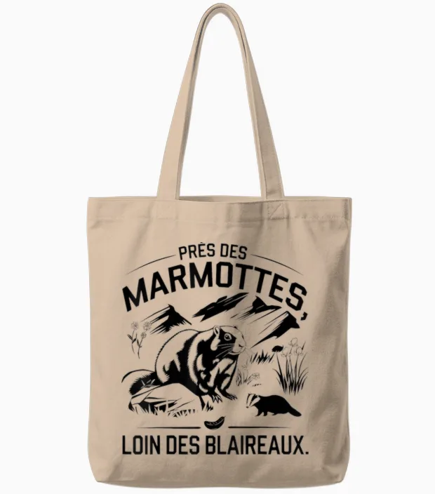 Quote Forest Mountain Memes & Humor Tote Bags in Natural