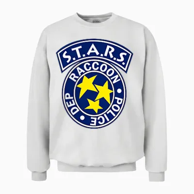 Resident Evil S.t.a.r.s. Unisex Sweatshirt - White