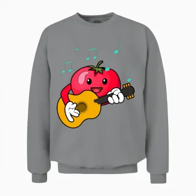 Funny Tomato Outfit Unisex Sweatshirt - Sport Grey