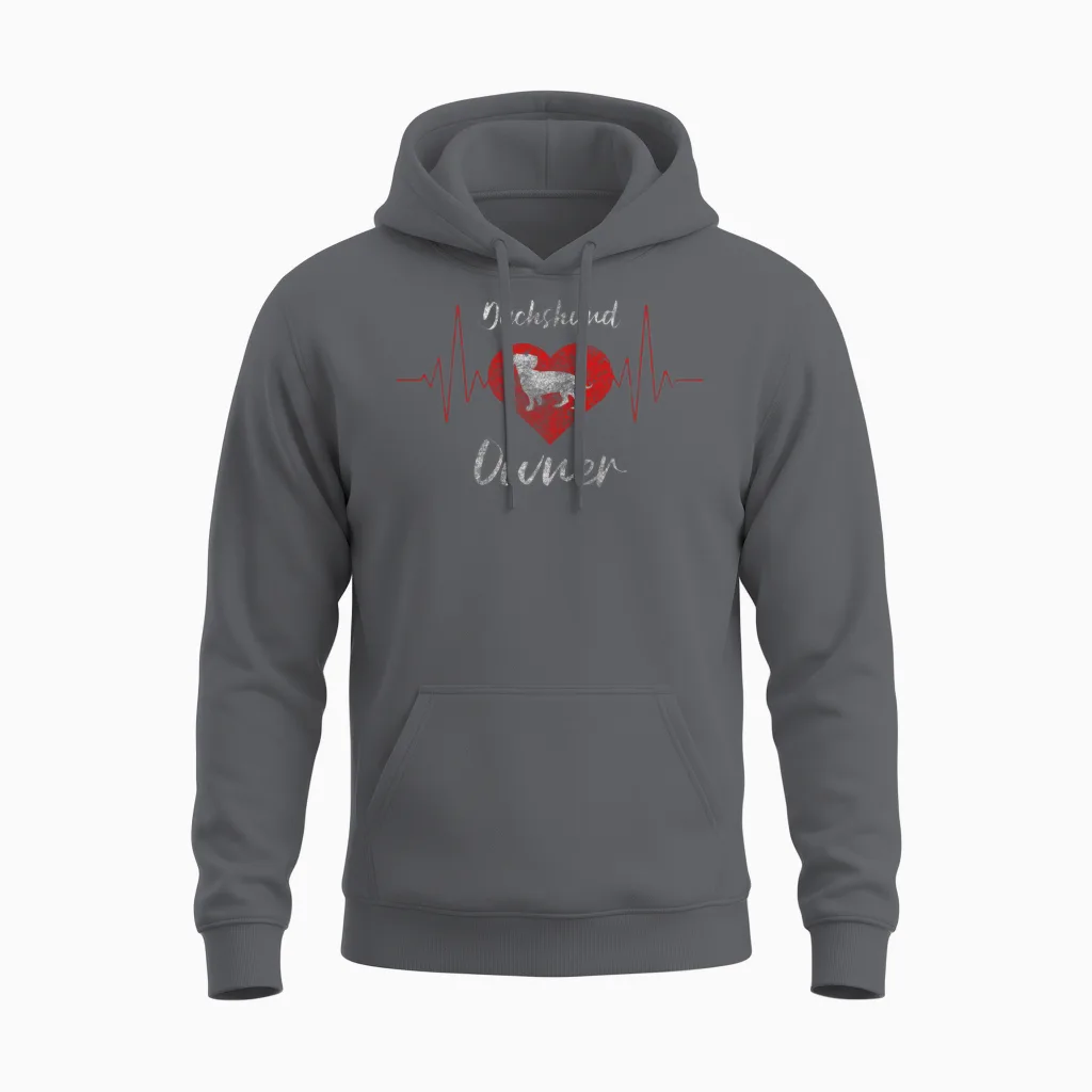 Dog Paw Dog Lovers Dog School Unisex Hoodie in Charcoal