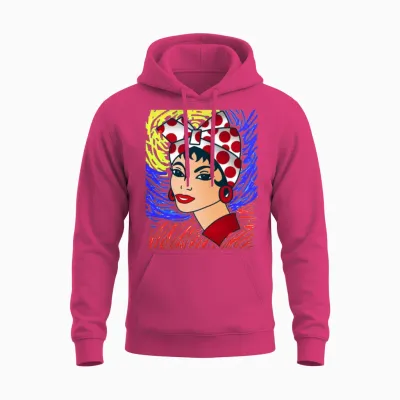 Harina Pan En Tricolor Unisex Hoodie - Heliconia