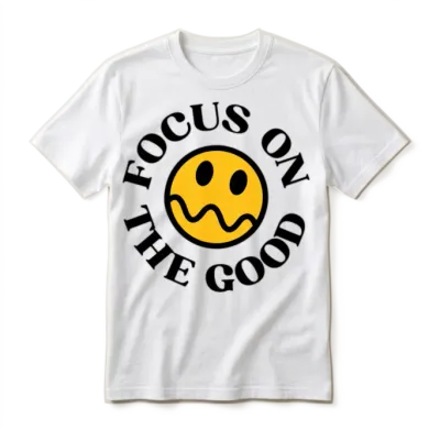 Focus on the Good Unisex T-Shirt - White