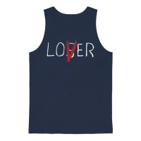 Loser Lover Unisex Tank Top - Navy – 1