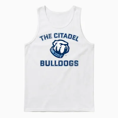 The Citadel Bulldogs | Produit Officiel De La Ncaa | Tcb1005 Unisex Tank Top - White
