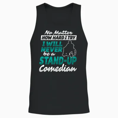 Wheelchair Disability Wheelchair Bound Unisex Tank Top - Black