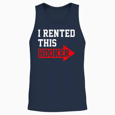 I Rented This Arrow Funny Unisex Tank Top - Navy