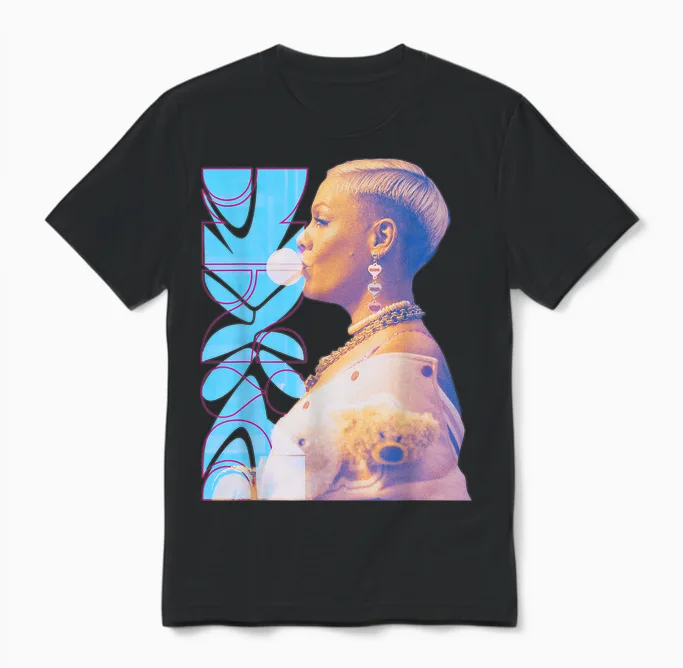 P! Bubble Eraser Nk T-Shirt, Black, S Unisex T-Shirt in Black