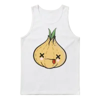 Funny Dead Onion Unisex Tank Top - White – 1
